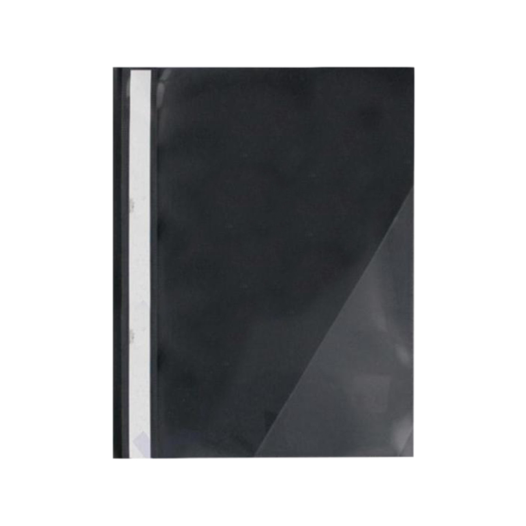 Atlas Flat File PP A4 thick w/pkt Black AS-F26840